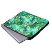Muster der tropischen Wasserfarben Laptopschutzhülle (Vorne Knopf)