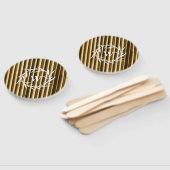 Muster der vertikalen Linien der Rustikalen Bambus Fächer (Non-assembled)