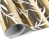 Muster der vertikalen Linien der Rustikalen Bambus Geschenkpapier (Rolleneckpunkt)