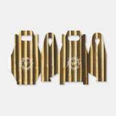 Muster der vertikalen Linien der Rustikalen Bambus Geschenkschachtel (Ungefaltet)