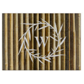 Muster der vertikalen Linien der Rustikalen Bambus Schneidebrett (Vorderseite)