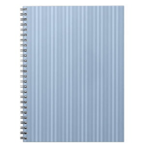 Muster der vertikalen Streifen des Baby Blue Strip Notizblock