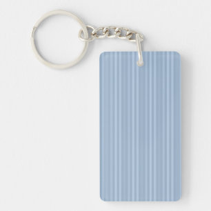 Muster der vertikalen Streifen des Baby Blue Strip Schlüsselanhänger