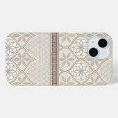 Muster der verzierten geometrischen Bläschen (2) Case-Mate iPhone Hülle (Rückseite (Horizontal))