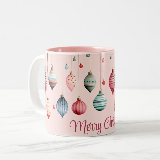 Muster der viktorianischen Hand Blasglas Zweifarbige Tasse (Vorderseite Links)