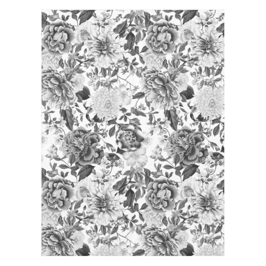 Muster der Vintagen botanischen Blume Tischdecke (Vorderseite)