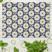 Muster der Vintagen geometrischen Blume Geschirrtuch (Gefaltet)