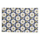 Muster der Vintagen geometrischen Blume Kissenbezug (Rückseite)