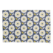 Muster der Vintagen geometrischen Blume Kissenbezug (Vorderseite)