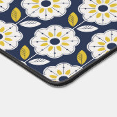 Muster der Vintagen geometrischen Blume Schreibtischunterlage (Ecke)