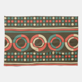 Muster der Vintagen geometrischen Form Geschirrtuch (Horizontal)