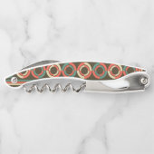 Muster der Vintagen geometrischen Form Kellnermesser (Rückseite)