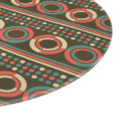 Muster der Vintagen geometrischen Form Schneidebrett (Ecke)