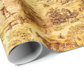 Muster der Vintagen Landschaftsbilder Geschenkpapier (Rolleneckpunkt)