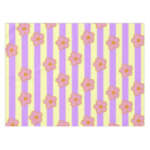 Muster der Vintagen Lila Streifen-Blume