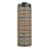 Muster der virtuellen Bibliothek Thermosbecher (Vorderseite)