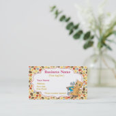 Muster der Visitenkarte (Stehend Vorderseite)