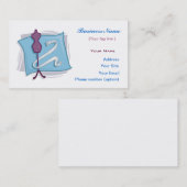 Muster der Visitenkarte (Vorne/Hinten)