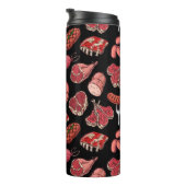 Muster der von Hand gezeichnet Fleischerzeugnisse Thermosbecher (Nach rechts gedreht)