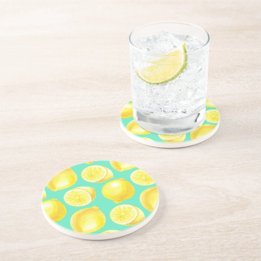 Muster der Wasserfarben Getränkeuntersetzer (Seite)