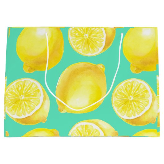 Muster der Wasserfarben Große Geschenktüte (Vorderseite)