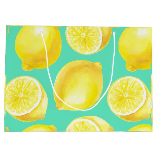 Muster der Wasserfarben Große Geschenktüte (Rückseite)