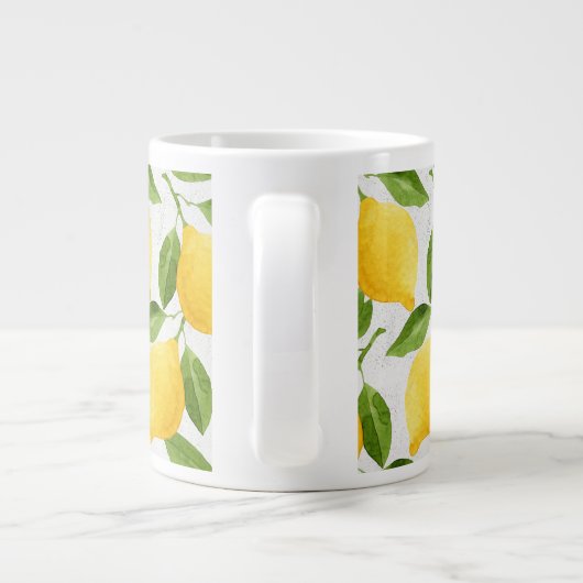 Muster der Wasserfarben Jumbo-Tasse (Rückseite)