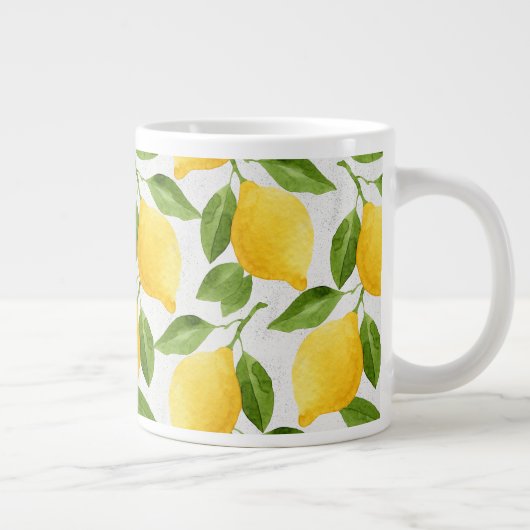 Muster der Wasserfarben Jumbo-Tasse (Rechts)