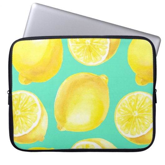 Muster der Wasserfarben Laptopschutzhülle (Vorderseite)