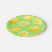 Muster der Wasserfarben Pappteller (Schrägansicht)