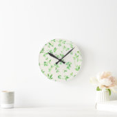 Muster der Wasserfarben Runde Wanduhr (Zuhause)