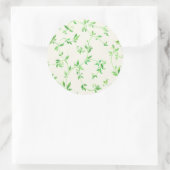 Muster der Wasserfarben Runder Aufkleber (Tasche)