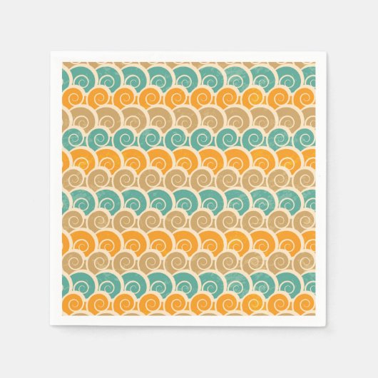 Muster der Wasserfarben Serviette (Vorderseite)