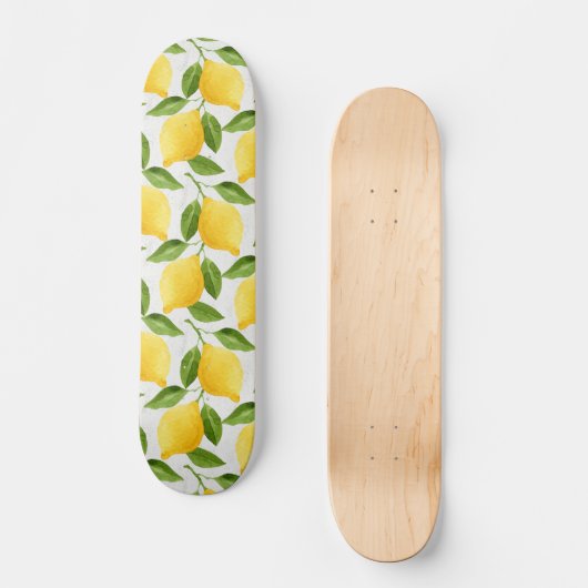 Muster der Wasserfarben Skateboard (Vorderseite)