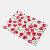 Muster der Wasserfarbenkirschen Fußmatte (Schrägansicht)