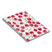 Muster der Wasserfarbenkirschen Notizblock (Rechte Seite)