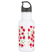 Muster der Wasserfarbenkirschen Trinkflasche (Rückseite)