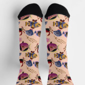 Muster der Wassertiere | Meeresunterwasser 10 Socken (Oben)