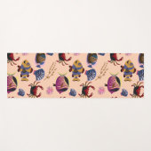 Muster der Wassertiere | Meeresunterwasser 10 Yogamatte (Vorderseite (Horizontal))