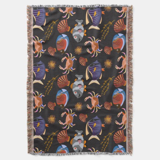 Muster der Wassertiere | Meeresunterwasser 11 Decke (Vorderseite Vertikal)