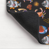 Muster der Wassertiere | Meeresunterwasser 11 Mousepad (Ecke)