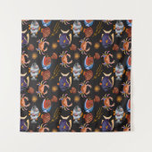 Muster der Wassertiere | Meeresunterwasser 11 Wandteppich (Vorderseite (Horizontal))