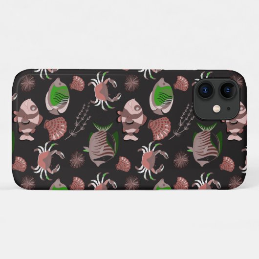Muster der Wassertiere | Meeresunterwasser 12 Case-Mate iPhone Hülle (Rückseite (Horizontal))
