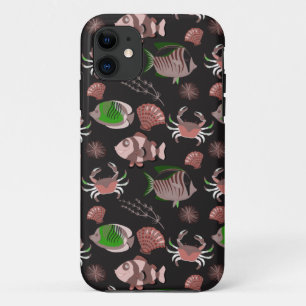 Muster der Wassertiere   Meeresunterwasser 12 Case-Mate iPhone Hülle