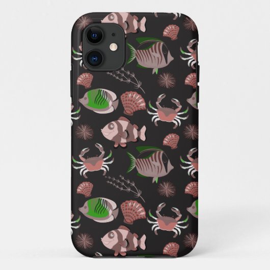 Muster der Wassertiere | Meeresunterwasser 12 Case-Mate iPhone Hülle (Rückseite)