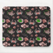 Muster der Wassertiere | Meeresunterwasser 12 Mousepad (Vorne)