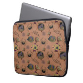 Muster der Wassertiere | Meeresunterwasser 15 Laptopschutzhülle (Vorderseite Links)