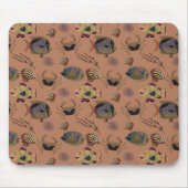 Muster der Wassertiere | Meeresunterwasser 15 Mousepad (Vorne)