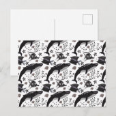 Muster der Wassertiere | Meeresunterwasser 16 Postkarte (Vorne/Hinten)