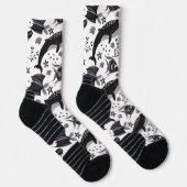 Muster der Wassertiere | Meeresunterwasser 16 Socken (Rechts)